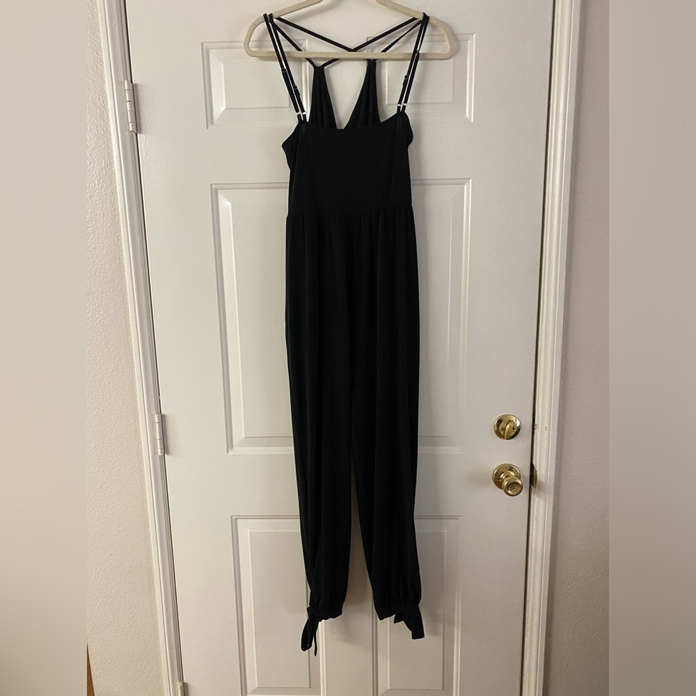 Windsor Black Dressy Jumpsuit | Size Large